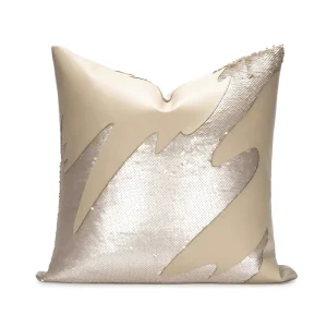 Light Luxury High Sense of Texture Decorative Pillow Cushion Hotel Home Model Room Sofa Bed Decorative Cushion Cover