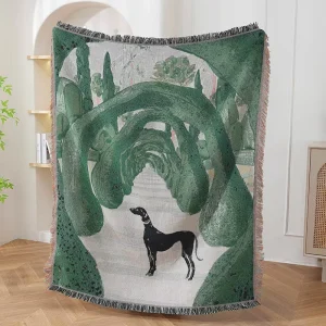 Light Luxury Jacquard Tapestry Cotton Thread Blanket Sofa Scarf Office Nap Blanket High end Gift Blanket Wall Tapestry Design