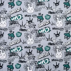 Lightweight Abrasion Resistant Taffeta Fabric 100% Polyester 80gsm for Down Jacket & UV Protective Clothing NO MOQ