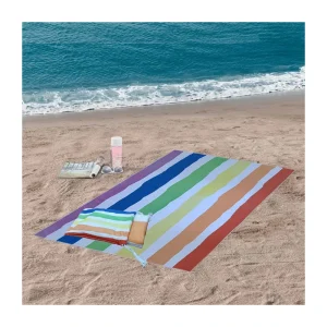 Lightweight Beach Accessories Oversized Travel Towel Sand Free Custom Printing Beach Towels Quick Dry