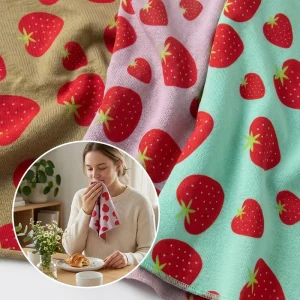 Lightweight Breathable Cotton for Summer Apparel Home Textiles Printed Fabric