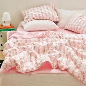 Lightweight Breathable Silky Soft Comforter Set for Hot Sleeper