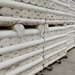 Lightweight Breathable Stretch Woven 100% Polyester 75D 230T 70GSM Unbleached Abrasion Resistant Pongee Lining Fabric