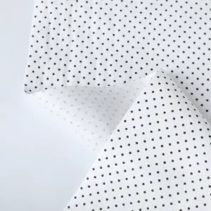 Lightweight Disposable Soft Breathable Wet and Dry Facial Cleansing Polka Dot Pattern Nonwoven Fabric