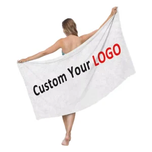 Lightweight Luxury Adult Kids Personalized Design Oversized Sand Resistant Microfiber Beach Towels