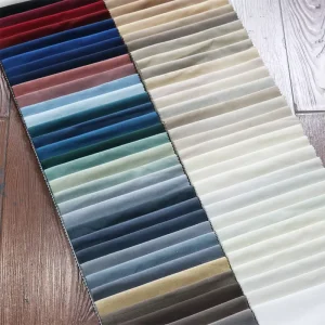 Lightweight Middle East Netherlands Knitted Warp Solid Colors Custom Dutch Holland Velvet Sofa Fabrics