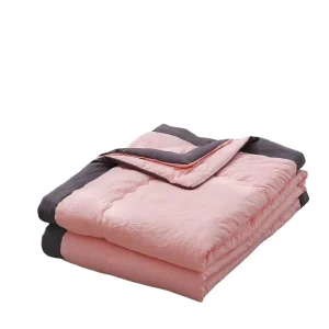 Lightweight Modern Eco Friendly Reversible Hypoallergenic All-Season Comforter Duvet 100% Polyester-Filled Printed Blanket Home