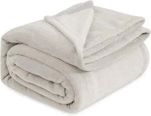 Lightweight Queen Size White Blanket for Couch Sofa Bed Luxury Soft Cozy Warm Customized Throw Blanket