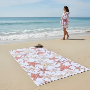Lightweight Quick Dry Beach Towel for Summer Outdoor Activities with Vibrant Patterns