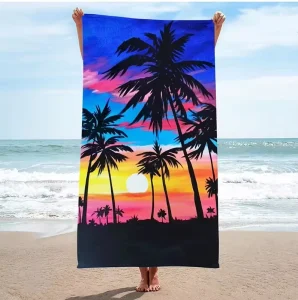 Lightweight Sand Free Microfiber Beach Towel for Women Girls Quick Dry Beach Towel