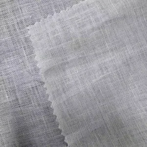 Lightweight Sustainable 100% Flax Linen Fabric Antibacterial Moisture Absorb Cloth For Dress Bedding