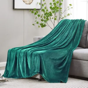 Lightweight Woven Flannel Fleece Blanket Soft Breathable Eco friendly for Bed Couch & Sofa Use Four Seasons Customizable