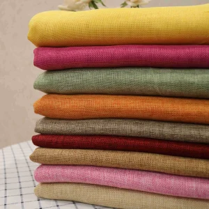 Lightweight Woven Plain Waterproof Breathable Blackout Fabric Curtain Modern Low Price Home Industry Swimwear