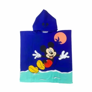 Limited-Time Special Offer Quick-Dry Cross-Border Children’s Bath Poncho Cartoon-Printed Hooded Towel for Babies Beach