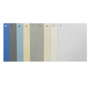 Line Double Windows Roller Blinds Plain Blackout Fabric 50m Polyester Fabric For Rolling Blinds