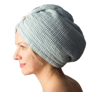 Linen Hair Towel Fashion Hair Towel Wrap Linen Drying Towel Hair Turban Headwrap
