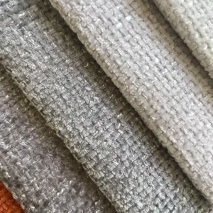 Linen Style Textured Chenille Sofa Upholstery Fabric