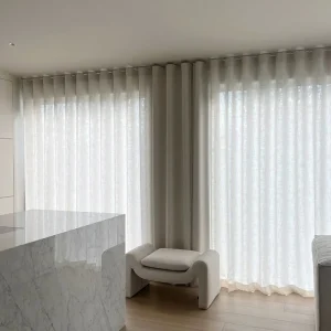 Linen Textured Tulle Curtains for Bedroom Elegant and Breathable Window Coverings