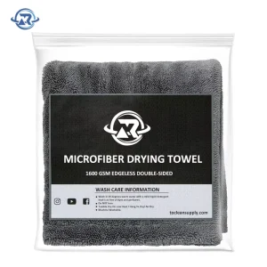 Lint Free Auto Wash Microfiber Towel Car Strong Absorbent Car Wash Towel 650 Gsm Professional Car Wash Car Drying Towel