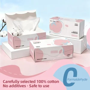Lint Free Disposable Face Towels 100% Cotton Spunlace Nonwoven Coreless 1 Ply XL Cleaning for Salon Professional