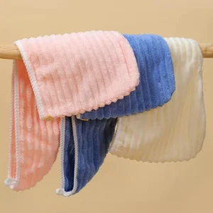 Lint Free Super Absorbent Hair Drying Towel Wrap Turbans Women Girls Quick Dry Microfiber Hair Towels
