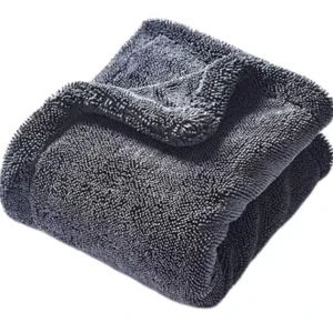 Little Braid Car Towel 600GSM Double-Sided Thickened Highly Absorbent Car Wiping Towel with Quick Drying