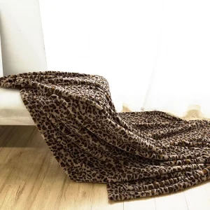 Living Room Bedroom Fluffy Area Rug Modern Leopard Super Soft and Comfy Carpets Print Plush Rugs