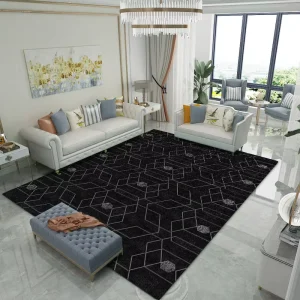 Living Room Carpet Dirt-resistant and Easy to Care Custom Carpet Large Modern Area Rugs for Living Room