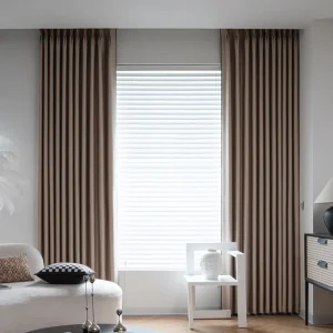 Living Room Curtain Set 2 Panels Grommet Top