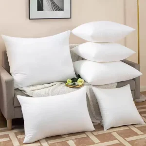 Living Room Cushion Hypoallergenic Premium Bedding Throw Pillow Inserts Decorative Pillow Square Form for Couch Sofa Bed