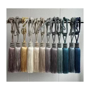 Living Room Furniture Tassels Curtain Accessories Tieback Holder for Home Decorative Retro