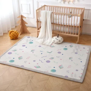 Living Room Play Mat Bedroom Carpet Flannel Velvet Comfortable and Safe