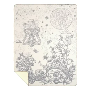 Living Room and Bedroom Blanket with Exquisite and Luxurious Patterns, Comfortable and Soft Fabric
