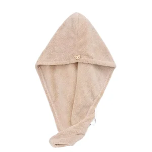 Logo Coral Fleece Hair Drying Super Absorbent Quick Dry Microfiber Bath Towel Wrap Soft for Home Use and Beach