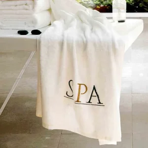 Logo Custom Made 100% Egyptian Cotton White Plain Bath Towel Absorbent Bath Sheet Shower Towel
