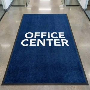 Logo Door Mats Waterproof Entrance Home Washable Rubber Backing Non Slip Custom Outdoor Mats