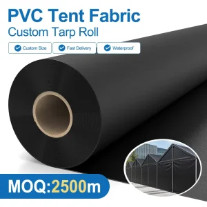Lona Tarp PVC Coated Tarpaulin 700-900gsm Waterproof UV Resistance Technical Textile for Event Tent