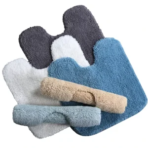 Long Hair Bathroom Mat Towel 100 Cotton White Customize logo Car Mat Bath Pet Floor Mat for Home