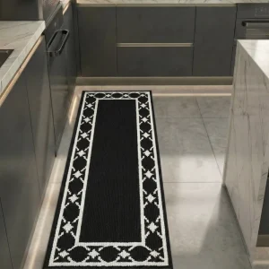 Long Hallway Runner Carpet Machine Made Non Slip Jacquard Woven Polypropylene Modern Eco Friendly Stair Rugs Hotel Corridor
