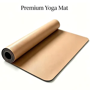 Long Lasting Yoga Mat Matte PU Anti Deformation Natural Rubber Fitness Training Mat