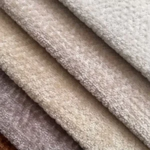 Long Plush Chenille Velvet Fabric 100% Polyester Knitted Plain for Sofa Upholstery Cushion Pillow Mat Arm Chair