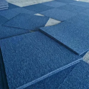 Loop Pile Square Carpet Easy Clean Modular Floor Covering