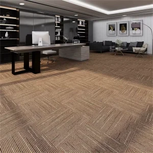 Loop Pile Square Carpet Easy Installation Modular Flooring for Temporary Event Trade Show Office Decor