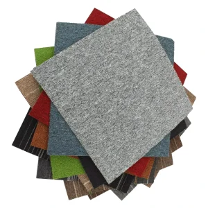 Loop Pile Tufted Carpet Tiles with Soft Non woven Backing for Commercial Office Hotel