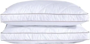 Low MOQ 50 Pcs RDS OEKO TEX Certified Down Pillow 800FP High Loft Anti Mite Fill for Master Bedroom Luxury Bedding