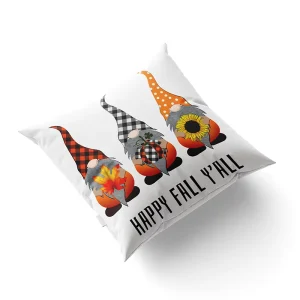 Low MOQ Custom Square Modern Soft Linen Pillow Cover Printed Logo Letter Pattern Zipper Closure Plush Throw for Home Hotel Use