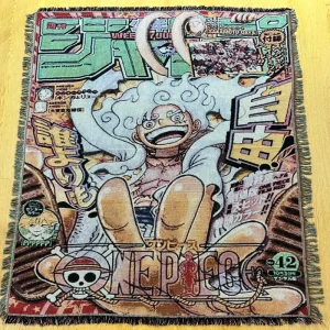 Low MOQ Custom Woven Jacquard Blanket Custom Rug Custom Anime Tapestry Woven Blanket