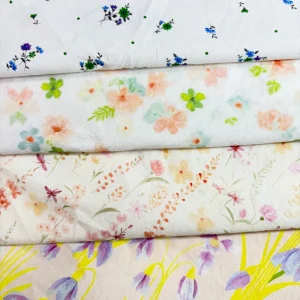 Low MOQ High Quality 100% Cotton Floral Pattern Printed Comfortable Poplin Fabric for Clothes and Dress Shirt of Boys and Girls