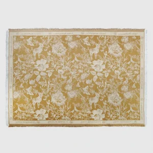 Low MOQ Support Pattern Size Color Custom Design 100% Recycled Polyester Jacquard Woven Tapestry Throw Blanket Four Airplane