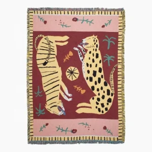Low MOQ Tapestry Woven Wall Hanging High Quality Woven Throw Blanket Custom Cotton Tapestry